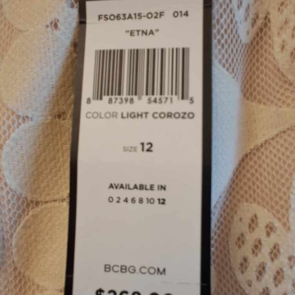 BCBGMaxAzria Etna Dress Sz 12 - Picture 3 of 5